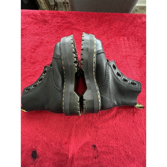 Dr. Martens Sinclair Combat Boots Womens Size 5 Black Platform Jungle Zip Quad - Picture 6 of 11